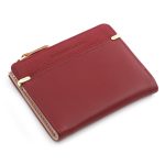 Women Cute Buckle Patchwork Design PU Wallet - Image 15