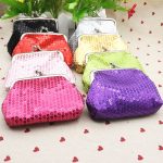 Women Fashion Solid Sequin Compact Wallet - Image 23