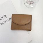 Women Fashion Simple Solid Color Flap Mini Wallet - Image 14