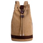 Wholesale Men Fashion Casual Commuter Letter Canvas Backpacks Bag - Image 15