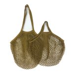 Wholesale Fashion Casual Solid Color Cotton Knitted Shopping Net Bag Beach Bag - Image 15