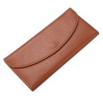 Wholesale Genuine Leather Simple Women Fashion Function Flap Long Wallet - Image 10