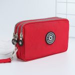 Women Fashion Casual Solid Color Zipper Nylon Wallets - Image 15