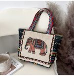 Wholesale Women Fashion Ethnic Embroidered Canvas Tote Bag - Image 15