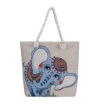 Wholesale Fashion Cartoon Jacquard Canvas Tote Bag - Image 2