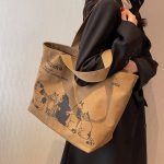 Wholesale Women Fashion Large Capacity Canvas Tote Bag