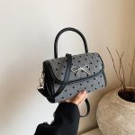Wholesale Women Fashion Elegant Bowknot Dot Magnetic Buckle Crossbody Bag