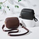 Wholesale Women Fashion Simple Solid Color Small Square Crossbody Bag