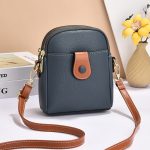 Wholesale Women Fashion Casual Color Block Crossbody Bag