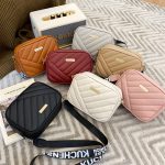 Wholesale Women Fashion Casual Solid Color Rhombic Crossbody Bag