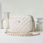 Women Fashion Solid Color Rhomboid Chain Crossbody Bag - Image 2