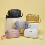 Wholesale Women Fashion Casual Snake-Print Small Square Crossbody Bag - Image 2