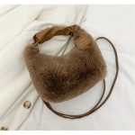 Autumn And Winter Plush Crossbody Bag - Image 2