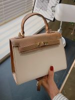 Wholesale Women Fashion Casual Color Contrast Handbag - Image 3