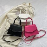 Wholesale Women Summer Solid Color Flap Crossbody Bag