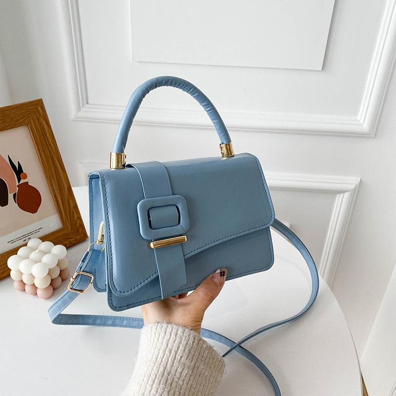 main_0-1135 Women Summer Candy Color Flap Square Bag - Image 1