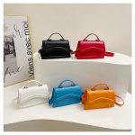 Wholesale Women Summer Candy Color Flap Crossbody Bag