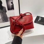 Wholesale Women Fashion Casual Solid Color Bowknot Buckle Crossbody Bag