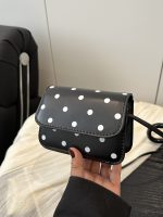 Wholesale Women Fashion Solid Color Dot Printed Crossbody Bag
