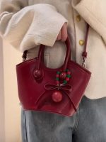 Wholesale Women Fashion Casual Red Cherry Crossbody Bag - Image 2