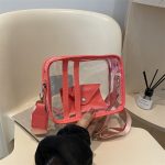 Wholesale Fashion Transparent Square Crossbody Bag
