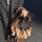 Wholesale Vintage Patchwork Mini Horn Crossbody Bag - Image 2