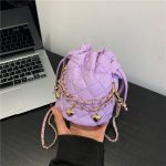 Wholesale Fashion Solid Color Chain Mini Crossbody Bag