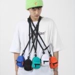 Men Fashion Solid Color Mini Zipper Crossbody Bag - Image 2