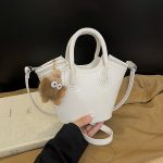 Wholesale Women Fashion Simple Solid Color Mini Ornament Crossbody Bag