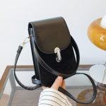 Wholesale Women Fashion Casual Solid Color Mobile Phone Crossbody Bag