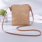 Wholesale Women Fashion Solid Color Mini Woven Mobile Phone Crossbody Bag