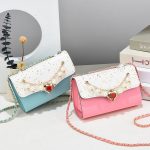 Wholesale Stylish Sequin Square Chain Trim Crossbody Bag - Image 2