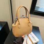 Wholesale Women Fashion Solid Color Square Shell Handbag