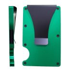 Wholesale Men Fashion Casual Metal Aluminum Alloy Card Holder Anti-Magnetic Rfid Wallet