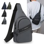 Men Fashion Casual Multi-Functional Business Chest Bag