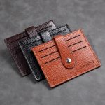 Wholesale Simple Solid Color Multi Card Wallet