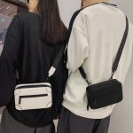 Wholesale Men Simple Design Fashionable Box Zipper Crossbody Bag - Image 2