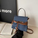 Wholesale Women Fashion Casual Dual-Use Denim Handbag - Image 2