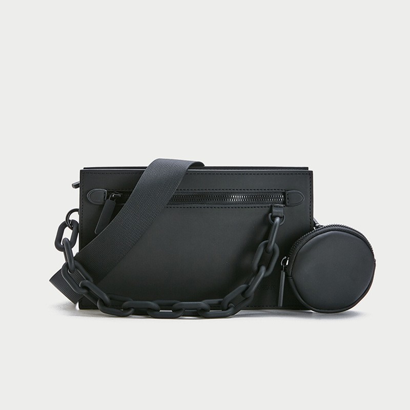 main_0-1380 Wholesale Men Casual Solid Color Large Capacity Personalized Shoulder Bag - Image 1