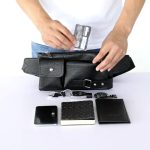 Wholesale Casual Zipper Design Multi Pocket Design Solid Color Waist Chest Bag - Image 2