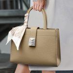 Wholesale Women Fashion Casual Solid Color Litchi Pattern Handbag - Image 2