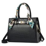 Wholesale Elegant Solid Color Stone Print Large Capacity Handbags