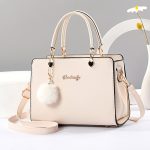 Women Fashion Casual Solid Color Large Capacity Handbag - Image 2