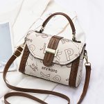 Wholesale Women Fashion PU Letter Printed Handbag Shoulder Bag