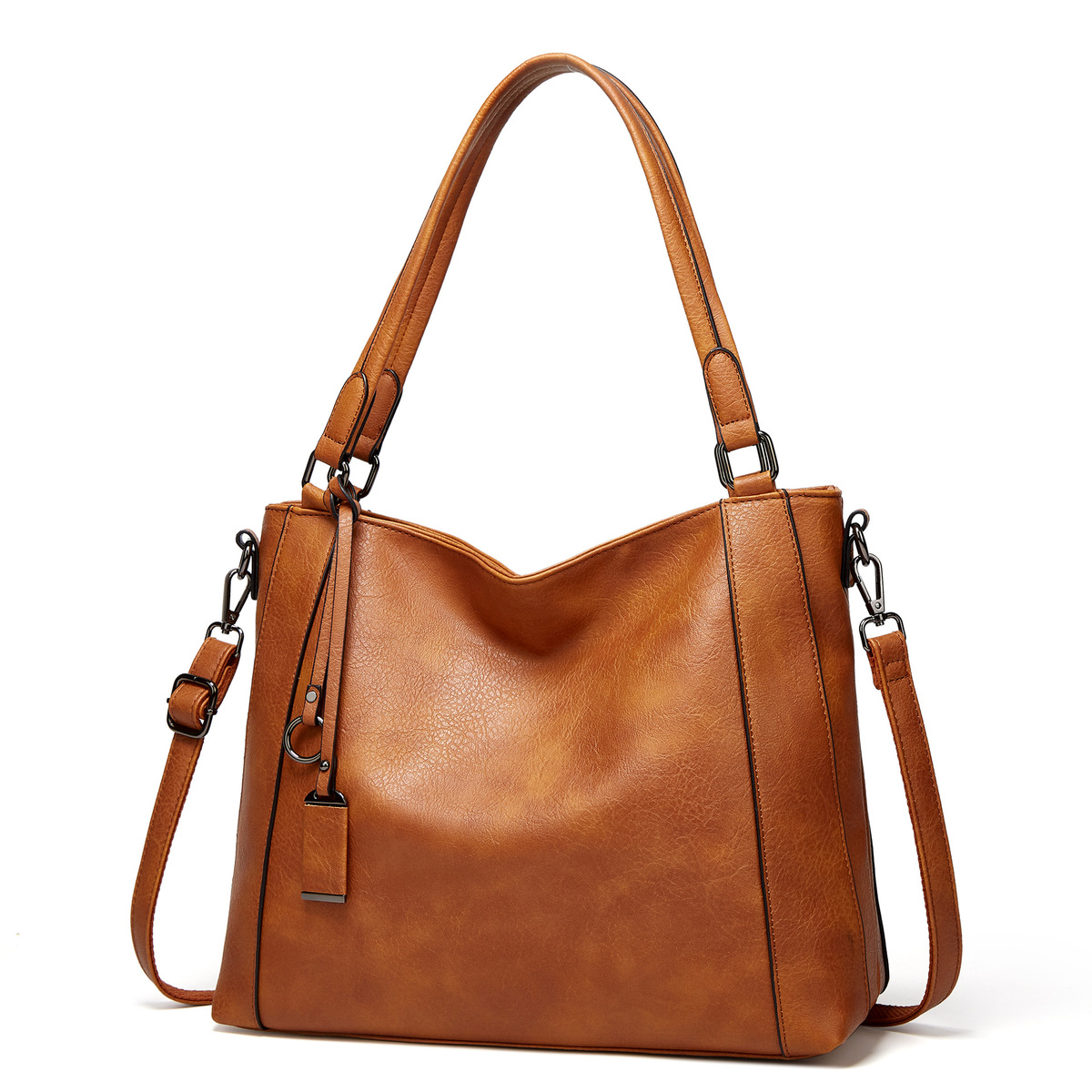 main_0-211 Women Autumn And Winter Soft Leather Tote Bag - Image 1
