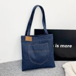 Wholesale Fashionable Casual Large Capacity Denim Tote Bag