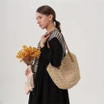 Wholesale Women Fashion Casual Straw Woven Large Capacity Vacation Tote Bag - Image 2