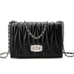 Wholesale Women Fashion Casual Solid Color Chain Small Square Shoulder Bag