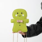 Wholesale Women Fashion Creative Cute Cartoon Solid Color Gingerbread-Man Shoulder Bag - Image 2