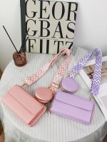 Wholesale Women Fashion Simple Solid Color Litchi Pattern Multi-Functional Shoulder Bag - Image 3